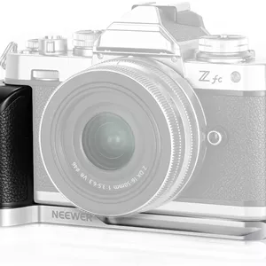 گریپ دوربین NEEWER برای Nikon Z fc، دسته L شکل آلیاژ آلومینیوم با روکش چرمی، رزوه ¼ اینچی، کفشک سرد و Arca Dovetail، سازگار با دوربین بدون آینه Nikon Z fc (VS108)