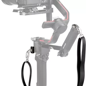 بند گردنی نیور RS4 RS3 با دو ریل ناتو و حلقه های D 1/4 اینچی برای DJI RS4 RS4 Pro RS3 Pro RS2 RSC2 Ronin SC Gimbal Stabilizer، بند شانه ای کاهش دهنده وزن قابل تنظیم به طول 150 سانتی متر، GA014