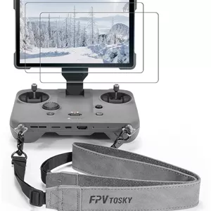 بند گردنی FPVtosky، محافظ صفحه نمایش HD، بسته 2 عددی شیشه حرارت دیده 9H برای لوازم جانبی کنترل از راه دور DJI Mavic 4 Pro [فقط برای RC Pro 2]