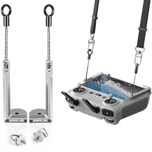 اتصالات فلزی بند گردنی تعادل 2 در 1 NALACAL برای ریموت DJI RC 2/RC/RC Pro و Mini 4 Pro، بند گردنی، سخت افزار فلزی بند گردنی برای لوازم جانبی پهپاد DJI Mini 4 Pro/Mini 3/Air 3/Mavic 3