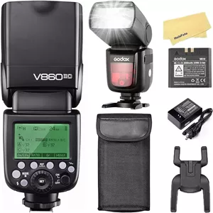 کیت فلاش لیتیوم-یون TTL گودکس VING V860IIC برای دوربین های کانن
