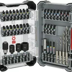 مجموعه 40 عددی سری پیچ گوشتی و مته چوب بوش مدل PRO Impact (مناسب چوب نرم، چوب سخت، 200 x 107 میلی متر، لوازم جانبی حرفه ای پیچ گوشتی، پیچ گوشتی)