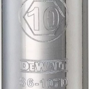 آچار بکس دستی 6 پر 1/4 اینچ 10 میلی متری DEWALT DWMT86107B