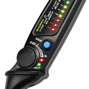 تستر یونیتی AVD06، تستر ولتاژ AC دو حالته 12V/48V～1000V، قلم تست ولتاژ AC غیر تماسی با عملکرد چراغ قوه