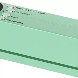 دستگاه وکیوم سیلر کوچک، بی سیم، قابل شارژ، قابل حمل، با نمایشگر دیجیتال برای نگهداری مواد غذایی خشک و مرطوب، دستگاه نگهداری مواد غذایی جمع و جور، سبز