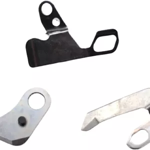 ست چاقوی برش نخ به همراه راهنما سازگار با چرخ خیاطی های صنعتی تک سوزن Juki مدل های DDL-5550-6, DDL-5550N-7, DDL-8500-7, DDL-8700-7