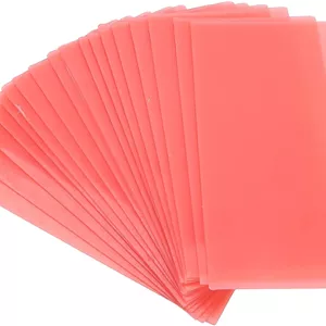 ورق موم دندانپزشکی Fyearfly، موم ارتودنسی برای بریس، 18 عدد موم صفحه پایه دندانپزشکی قرمز، ماده کمک دندانپزشکی، لوازم ورق موم دندانپزشکی 