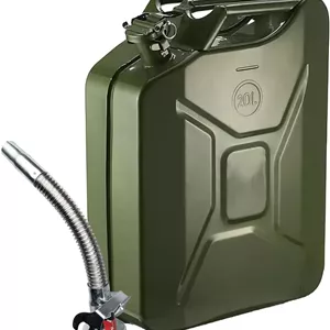 ظرف سوخت فلزی 20 لیتری اتوجک، مناسب برای نگهداری گازوئیل، روغن، آب و غیره