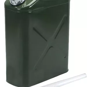 گالن سوخت با ظرفیت بزرگ، گالن دیزل ضخیم شده قابل حمل و ضد زنگ، لوازم جانبی خودرو روغن بنزین مسافرتی کمپینگ، 20 لیتر (20 لیتر)