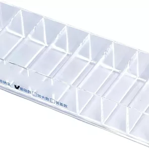 جعبه نگهداری کابل USB، جعبه سازمان دهنده کابل با 8 محفظه، سازمان دهنده 25 X 8.3 X 4.1 سانتی متر برای میز
