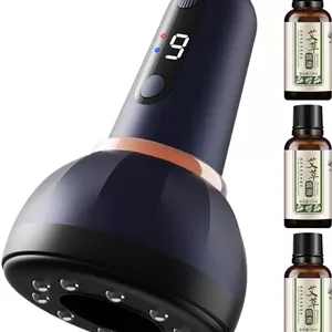 دستگاه کاپینگ الکتریکی، ماساژور کاپینگ هوشمند - ابزار خراش دهنده با 9 حالت ماساژ برای شانه، گردن، پشت، شکم، باسن، ران