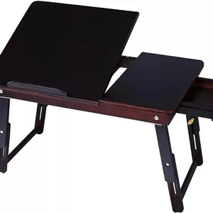 میز کار تاشو چند منظوره مناسب لپ‌تاپ، میز کوچک تخت خوابگاهی