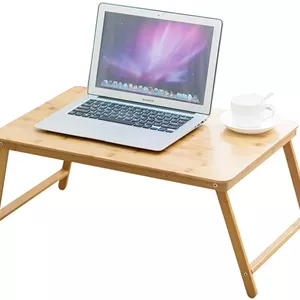 میز تاشو کار ZKSKOX، میز کوچک کتاب روی تخت، میز کامپیوتر، مناسب یادگیری و نوشتن، مستطیلی شکل برای خوابگاه، اتاق اجاره ای، ابزار کاربردی، غذاخوری