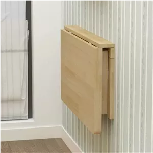 میز کار تاشو دیواری، میز تحریر تاشو، مناسب برای اتاق مطالعه، اتاق خواب، حمام یا بالکن، 80 * 60 سانتی متر