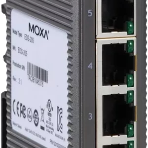 سوئیچ صنعتی غیر مدیریتی Moxa EDS 205 با 5 پورت اترنت