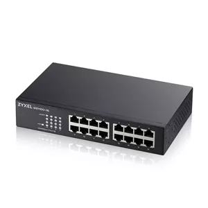 سوئیچ غیر مدیریتی 16 پورت گیگابیتی اترنت زایکسل - طراحی بدون فن [GS1100-16-GB0101F]