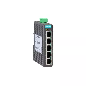 سوئیچ اترنت غیر مدیریتی 5 پورت Moxa EDS-205 با 5 پورت 10/100BTX (محفظه پلاستیکی) (منبع تغذیه شامل نمی شود).