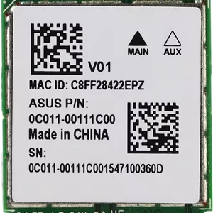 کارت شبکه PCI-E، QCNFA364A دو بانده 2.4G/5G NGFF/M.2 802.11AC Mini PCI-E WIFI کارت شبکه بی سیم بلوتوث 4.1 برای ایسوس