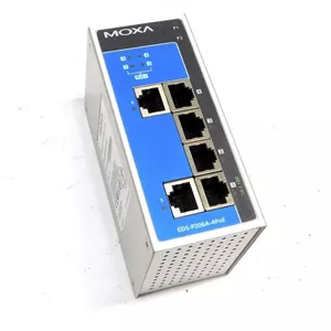 سوئیچ اترنت PoE غیر مدیریتی MOXA EDS-P206A-4PoE با 4 پورت PoE 10/100BaseTX، 2 پورت 10/100BaseTX، 0 تا 60 درجه سانتیگراد