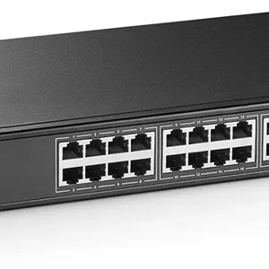 سوئیچ مدیریتی 28 پورت گیگابیتی MokerLink، 24 پورت GE، 4 آپلینک 10G SFP ، 1 پورت کنسول، 1 پورت USB، مدیریت هوشمند L3، نصب در رک بدون فن، DHCP QoS Vlan IGMP و مسیریابی استاتیک