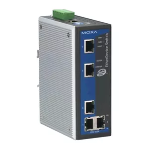 سوئیچ اترنت مدیریتی سطح پایه MOXA EDS-405A-T با 5 پورت 10/100BaseTX، دمای عملیاتی -40 تا 75 درجه سانتیگراد