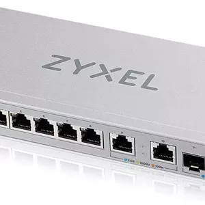 سوئیچ مدیریتی تحت وب دسکتاپ/قابل نصب روی دیوار زایکسل با 12 پورت، 2 پورت 2.5G/2 پورت 10G SFP  مدل [XGS1210-12]