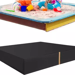 روکش جعبه شنی، سایبان ضد آب پارچه آکسفورد 210D، روکش جعبه شنی اسباب بازی های فضای باز | برای حیاط خلوت پاسیو باغ حیاط فضای باز