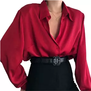 بلوز زنانه، پیراهن یقه دار آستین بلند، تاپ زنانه مناسب کار، اداره و استفاده روزمره
