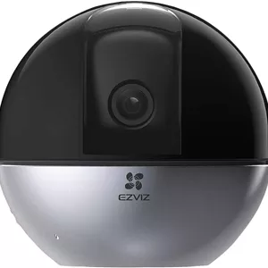 دوربین مداربسته وای فای داخلی EZVIZ C6W، دوربین خانگی بی سیم 4 مگاپیکسلی با تشخیص حرکت، ردیابی خودکار، دید در شب 360 درجه، WDR واقعی، مکالمه دو طرفه، شاتر حریم خصوصی، هشدار فوری، سازگار با الکسا