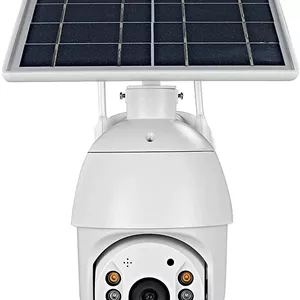 دوربین مداربسته PTZ سیم کارت خور 4G بی سیم خورشیدی ضد آب IP66 با زوم دیجیتال 4X و کیفیت 1080P مناسب فضای باز مدل Generic002