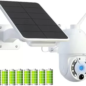دوربین مداربسته خورشیدی بی سیم WWART، سیم کارت 4G، دوربین PTZ خورشیدی IP 3MP، تشخیص حرکت PIR، وای فای خورشیدی، باتری کم مصرف برای امنیت خانه (رنگ: فقط دوربین 4G)