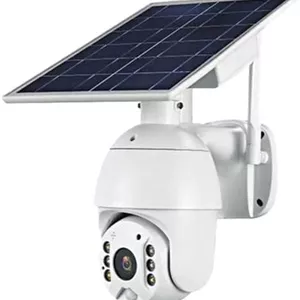 دوربین مداربسته خورشیدی 5 مگاپیکسلی QHD با سیم کارت 4G، چرخش 360 درجه