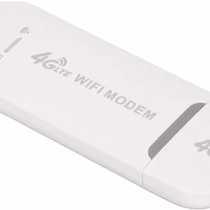 دانگل وای فای سیم کارت خور، روتر USB 4G LTE با ثبات بالا و پوشش گسترده و اتصال آسان برای خانه، کتابخانه و غیره