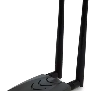 آداپتور وای فای USB شبکه ALFA مدل AWUS036ACH دو بانده AC1200 با برد بلند به همراه 2 آنتن خارجی 5dBi – 2.4GHz 300Mbps/5GHz 867Mbps – 802.11ac & A, B, G, N