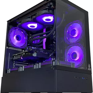 کامپیوتر گیمینگ Blitz - پردازنده Intel Core i5-13600K | کارت گرافیک RTX 5060 8GB | رم 16GB DDR5 | حافظه SSD NVMe 1TB | خنک کننده مایع 240mm | مادربرد B760 | منبع تغذیه 650W 80  | WiFi/BT/Win11 Pro | کامپیوتر رومیزی