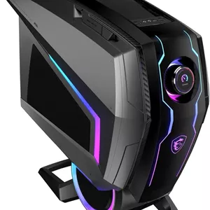 کامپیوتر گیمینگ MSI Aegis Ti5 (کامل)، پردازنده Intel Core i9-12900K، کارت گرافیک GeForce RTX 3080 Ti، حافظه 64 گیگابایتی، 2 ترابایت SSD2 ترابایت HDD، WiFi 6E، خنک کننده مایع، USB Type-C، آماده واقعیت مجازی، ویندوز 11 PRO (12VTF-027US)