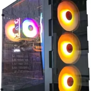 کامپیوتر رومیزی گیمینگ SNO، نسل چهاردهم i7 14700KF، RTX 5060 8GB، رم 16GB DDR4، SSD NVMe 1TB، کیس گیمینگ RGB (مشکی، I7 14700KF RTX 5060 8GB، 1 ترابایت، ویندوز 11 پرو)