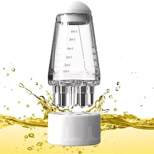 شانه اپلیکاتور روغن مو ZONVER، بطری اپلیکاتور شانه ریشه صاف برای روغن پوست سر، پخش کننده لوسیون ضد ریزش مو، ضد نشت، کنترل مقیاس 6 میلی لیتری، مراقبت از سالن، موهای چرب (6 میلی لیتر)