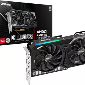 کارت گرافیک ASRock AMD Radeon RX 9060 XT Challenger با 16 گیگابایت حافظه اورکلاک شده