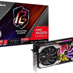 کارت گرافیک ASRock AMD Radeon RX6900XT GDDR6 16GB [نمایندگی مجاز داخلی] RX RX 6900 XT PG D 16G OC