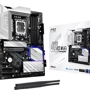مادربرد ASRock Z890 Pro RS WiFi 6E Intel Core Ultra LGA1851 RL-ILM ATX DDR5 8666 MHz 256 GB Thunderbolt M.2