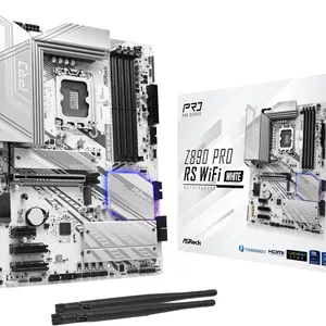 مادربرد ASRock Z890 Pro RS WiFi 6E White Intel Core Ultra LGA1851 RL-ILM DDR5 8666 MHz 256 GB ATX M.2