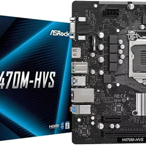 مادربرد ASRock MB Intel 1200 H470M-HVS, 90-MXBG60-A0UAYZ
