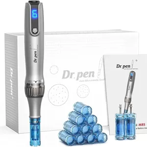 قلم میکرونیدلینگ Dr. Pen Ultima M8S: قلم میکرونیدلینگ بی سیم - 12 کارتریج جایگزین