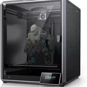 پرینتر سه بعدی کرالیتی K1 MAX با سرعت 600mm/s، نازل دمای بالای 300 درجه سانتیگراد، اکسترودر درایو مستقیم با تراز خودکار و محور Z دوگانه