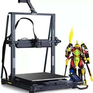 پرینتر سه بعدی ELEGOO Neptune 4 MAX با فریمور Klipper، سرعت بالای 500 میلی‌متر بر ثانیه، تراز خودکار 121 نقطه‌ای، اکسترودر مستقیم 300 درجه سانتیگراد، اندازه چاپ 420x420x480 میلی‌متر