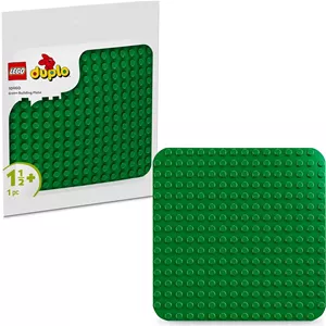 صفحه ساخت سبز لگو DUPLO، اسباب بازی ساختنی برای کودکان نوپا 1.5 سال به بالا، پسران و دختران، پایه نمایش آجرهای پیش دبستانی، بازی تخیلی و ساخت های خلاقانه را تحریک می کند 10460