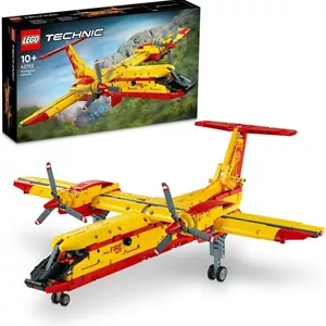 مدل هواپیمای آتش نشانی LEGO 42152 Technic، مجموعه ساخت هواپیمای بزرگ، مهندسی برای کودکان، ایده هدیه آموزشی، 10 سال به بالا
