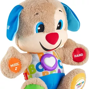 عروسک سگ Fisher-Price Laugh & Learn Smart Stages، قهوه ای
