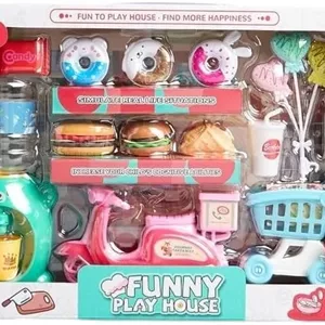مجموعه اسباب بازی لوازم آشپزخانه کوچک TOY GARDEN - کیت بازی نقش آفرینی آشپزی کودکان با مخلوط کن، توستر و لوازم جانبی، چراغ ها و صداها، هدیه آموزشی برای پسران و دختران 3 سال به بالا